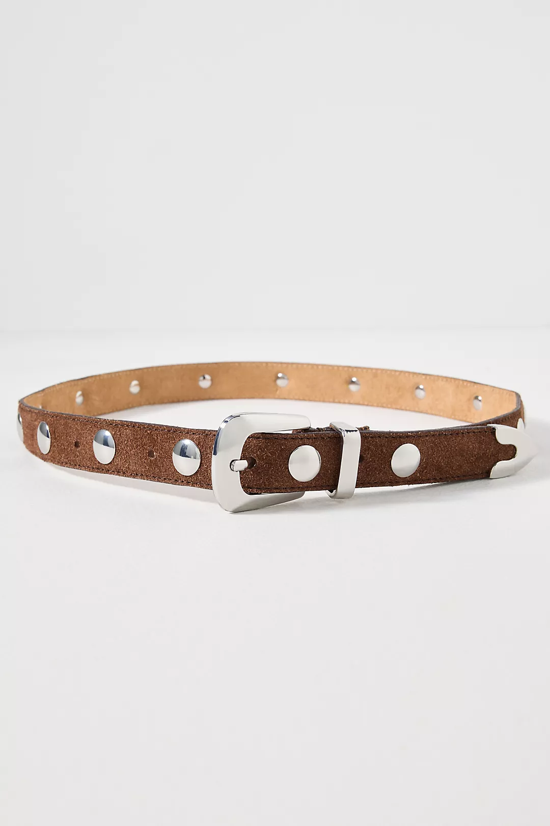 By Anthropologie Studded Western Belt