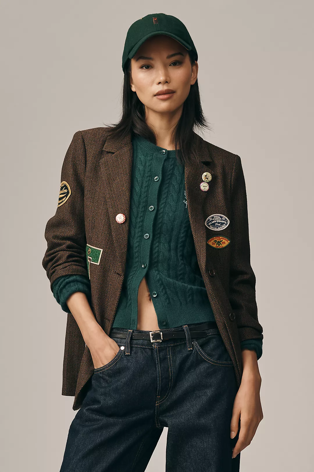FOUND Patches Oversized Blazer