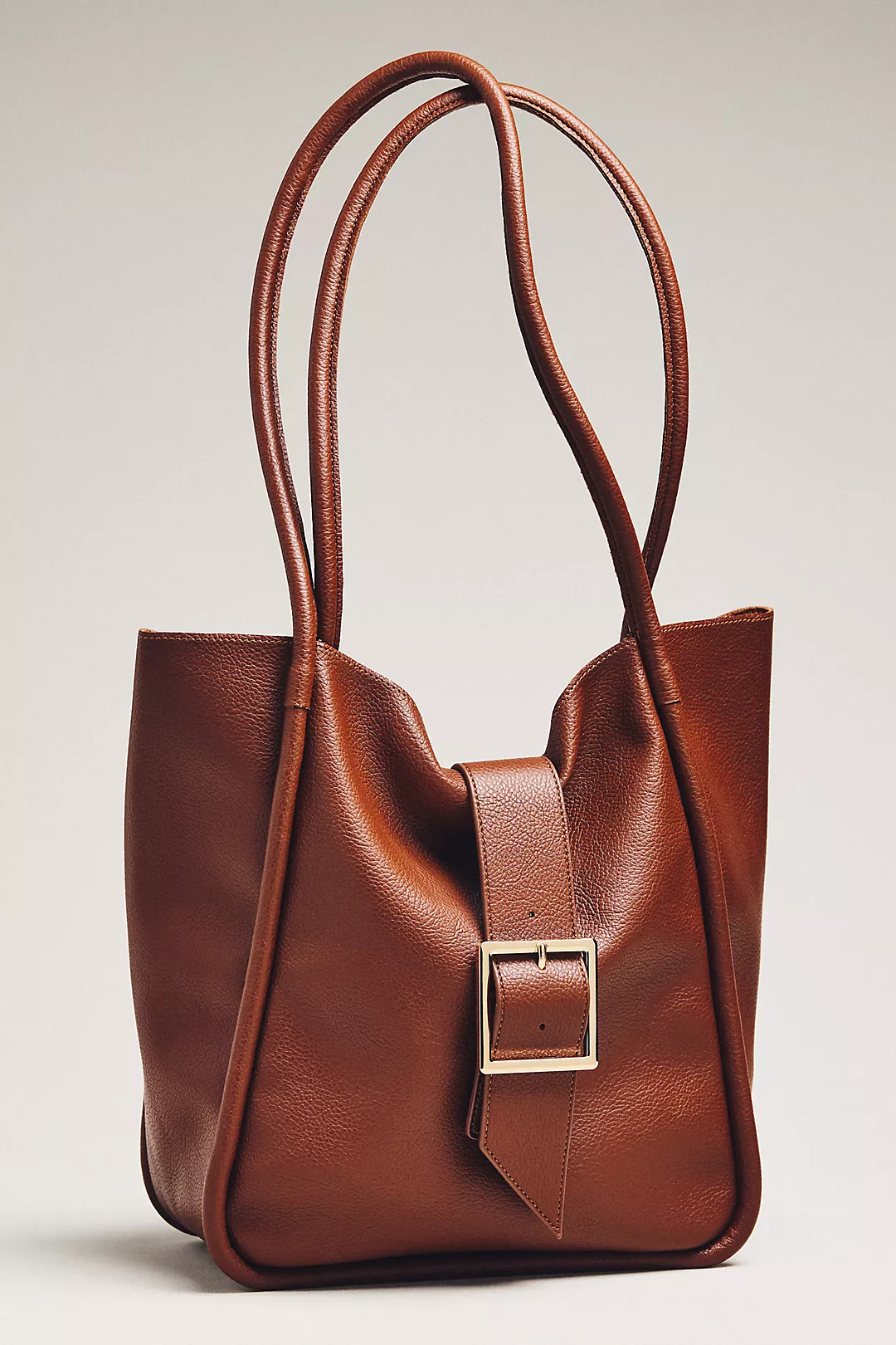 By Anthropologie Slouchy Buckle Tote