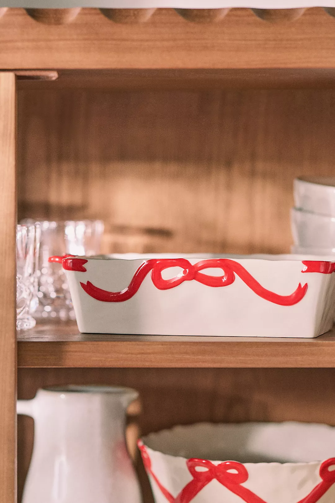 Benedita Bow Stoneware Loaf Pan