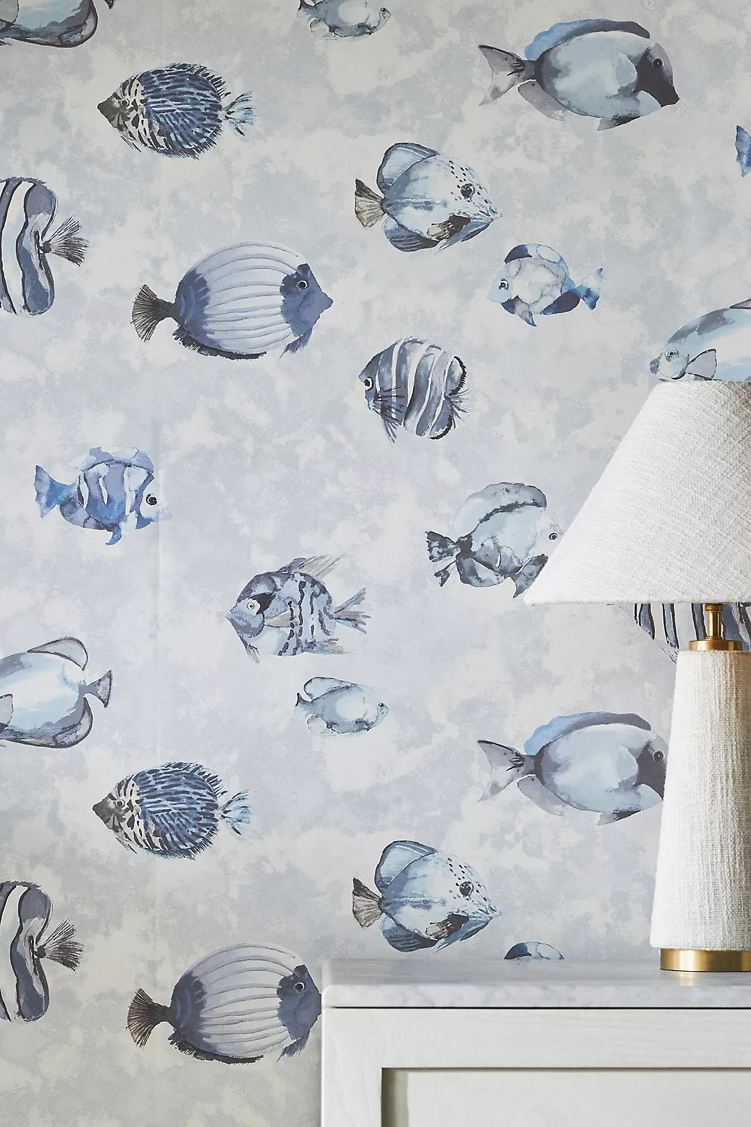 Great Reef Coastal/Nautical Fish Wallpaper