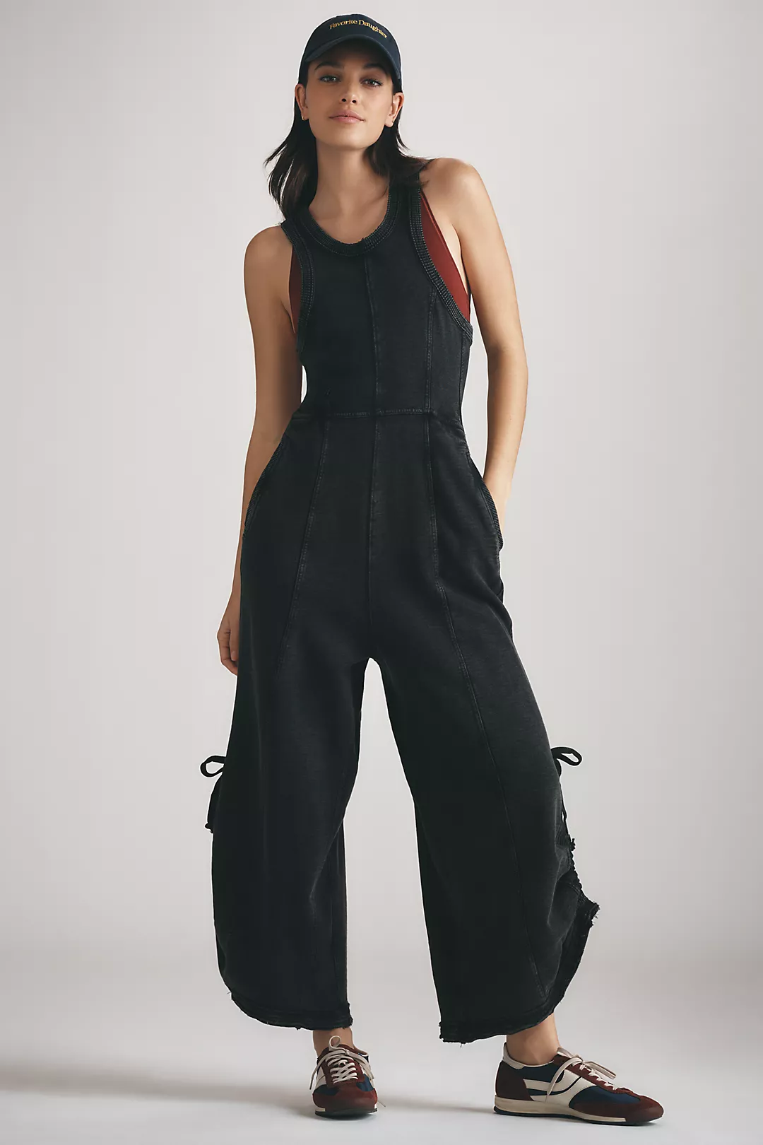 Daily Practice Horizon Wide-Leg Knit Jumpsuit