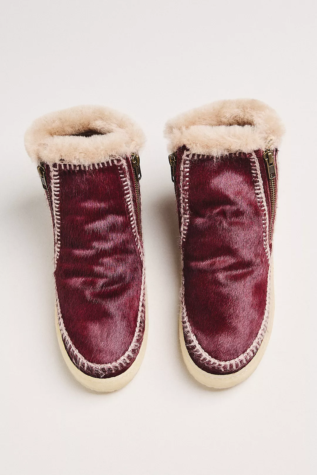 Laidback London Setsu Crochet Crepe Ankle Boots