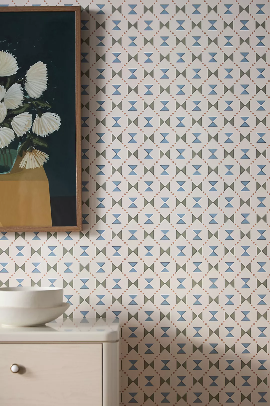 Ottoline Cottage Cloth Geometric Wallpaper