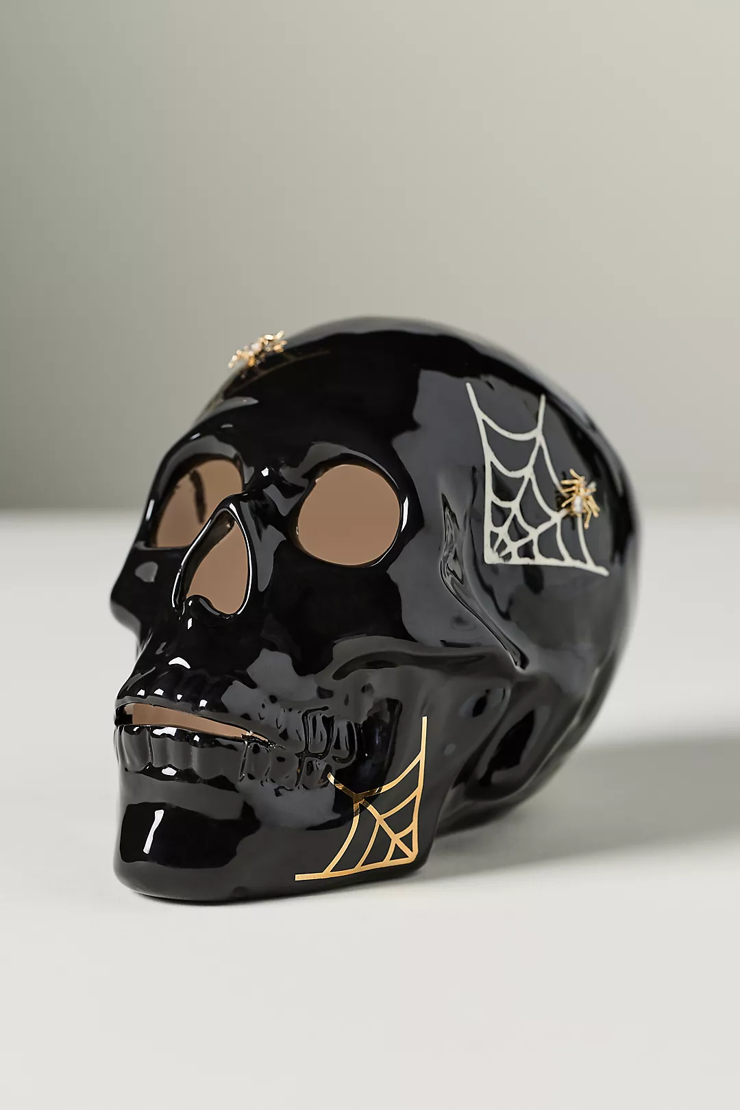 Ceramic Skull Decorative Object