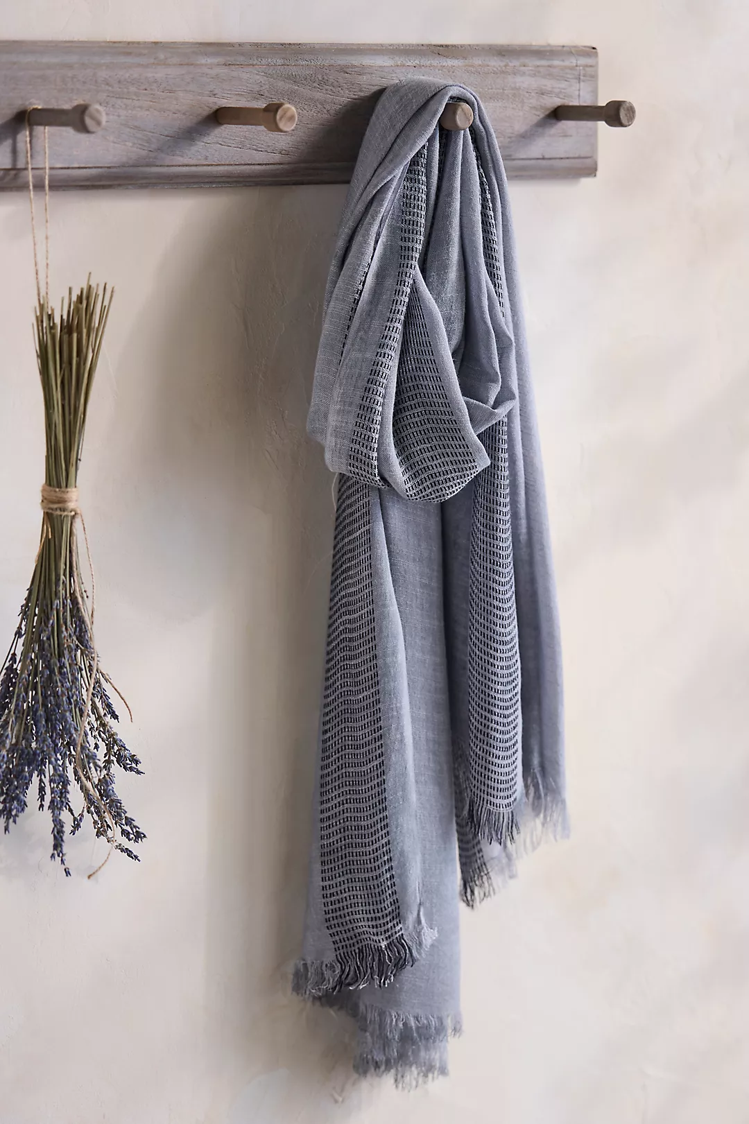 Fringed Stripe Scarf