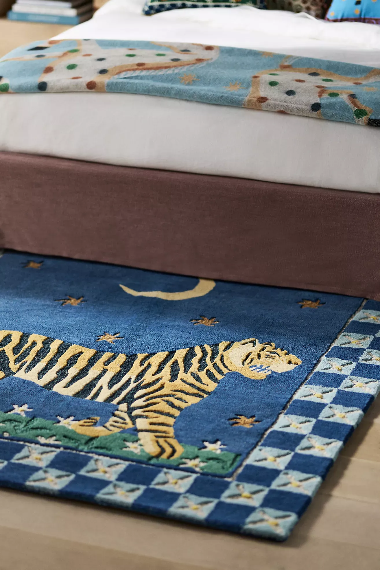 Printed Goods Tiger Hand-Tufted Wool Rug