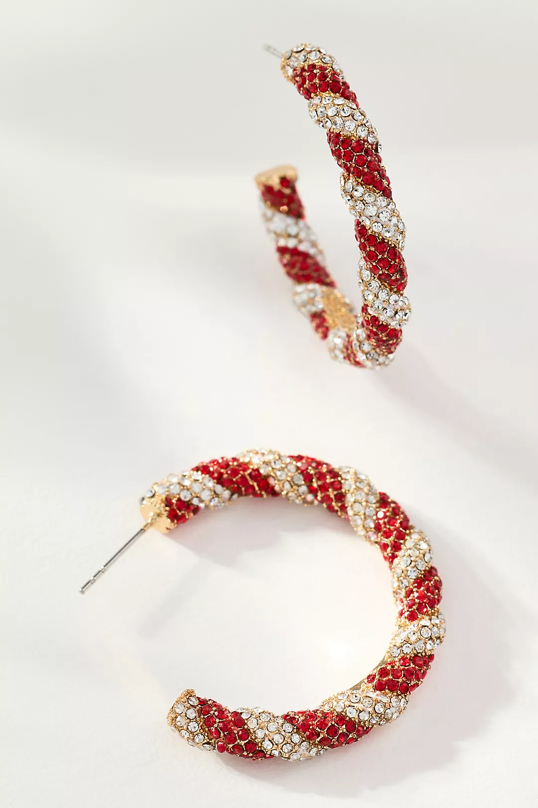 BaubleBar Mint Condition Hoop Earrings