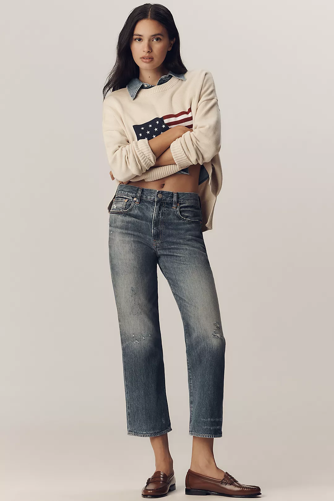 Denimist Lindsay High-Rise Slim Jeans