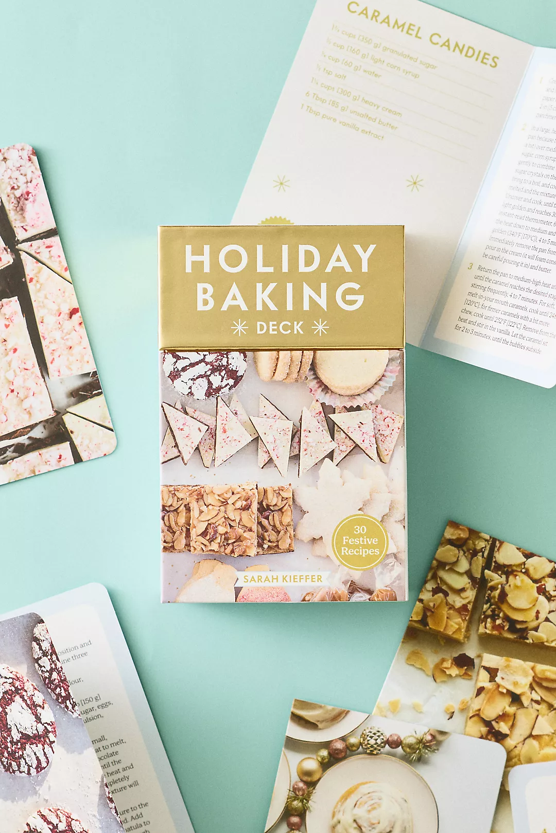 Holiday Baking Deck: 30 Festive Recipes Hardcover Cookbook