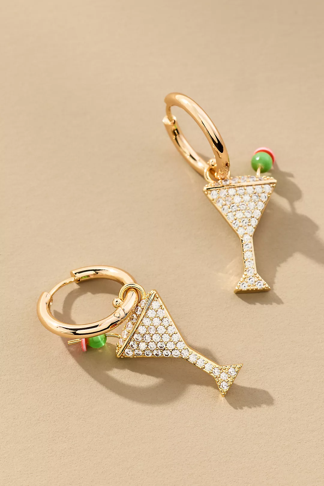 Icon Charm Huggie Hoop Earrings