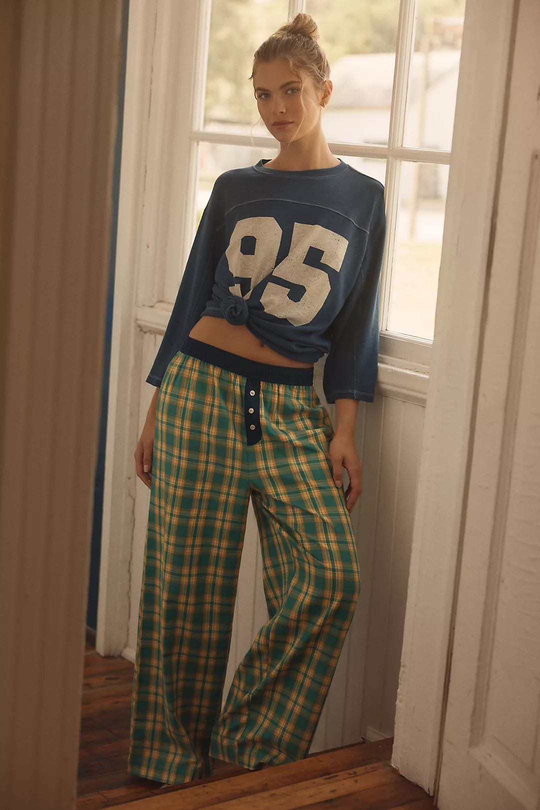 The Wren Flannel Boxer Pants by LyreBird