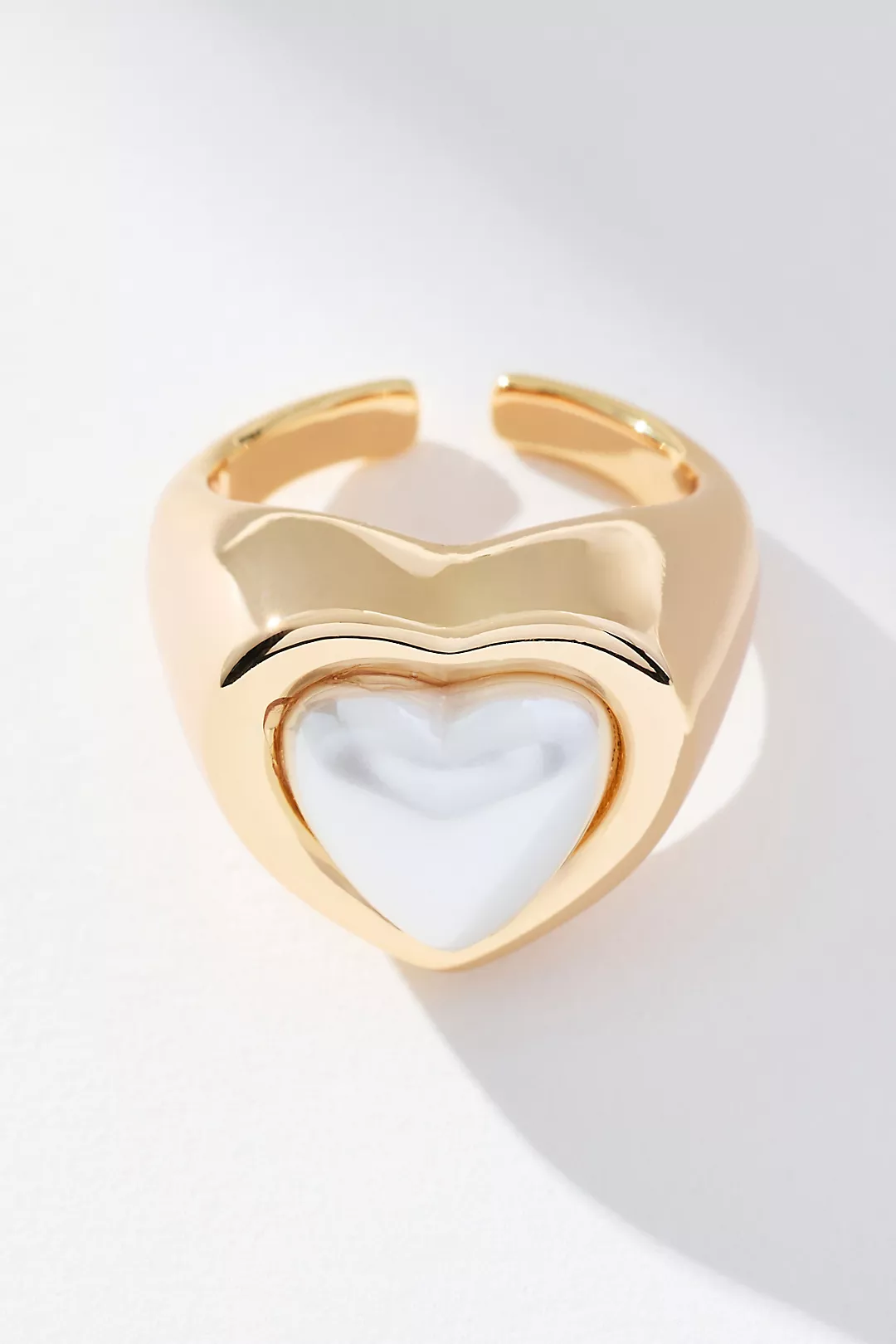 Heart Stone Cocktail Ring