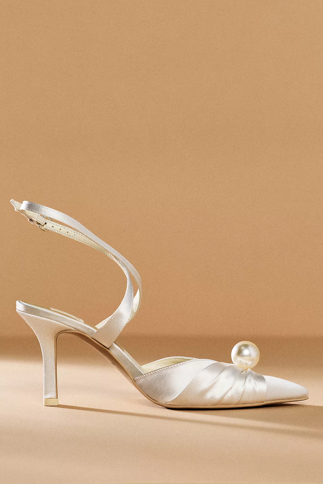 Dolce Vita Kaysey Pearl Satin Heels