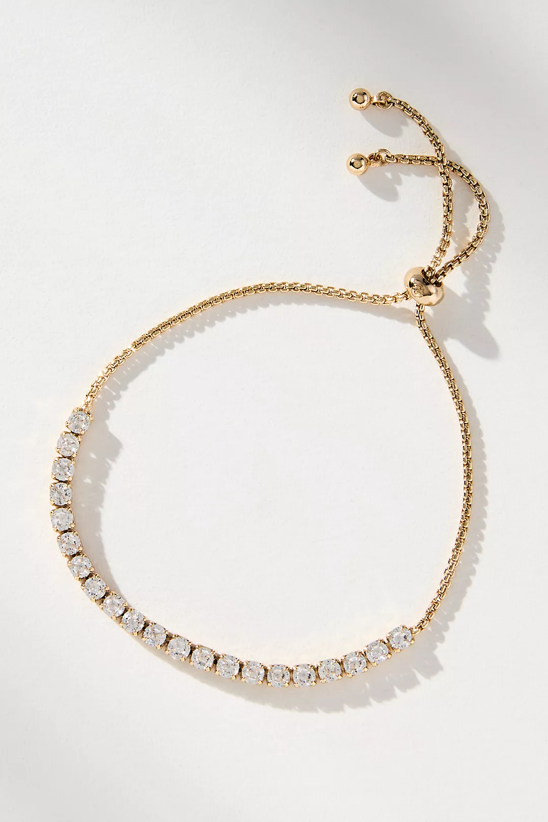 Ettika Adjustable Dainty Crystal Bracelet