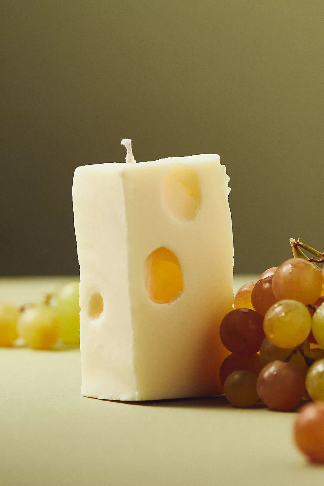 Nata Emmental Cheese Shaped Decorative Candle