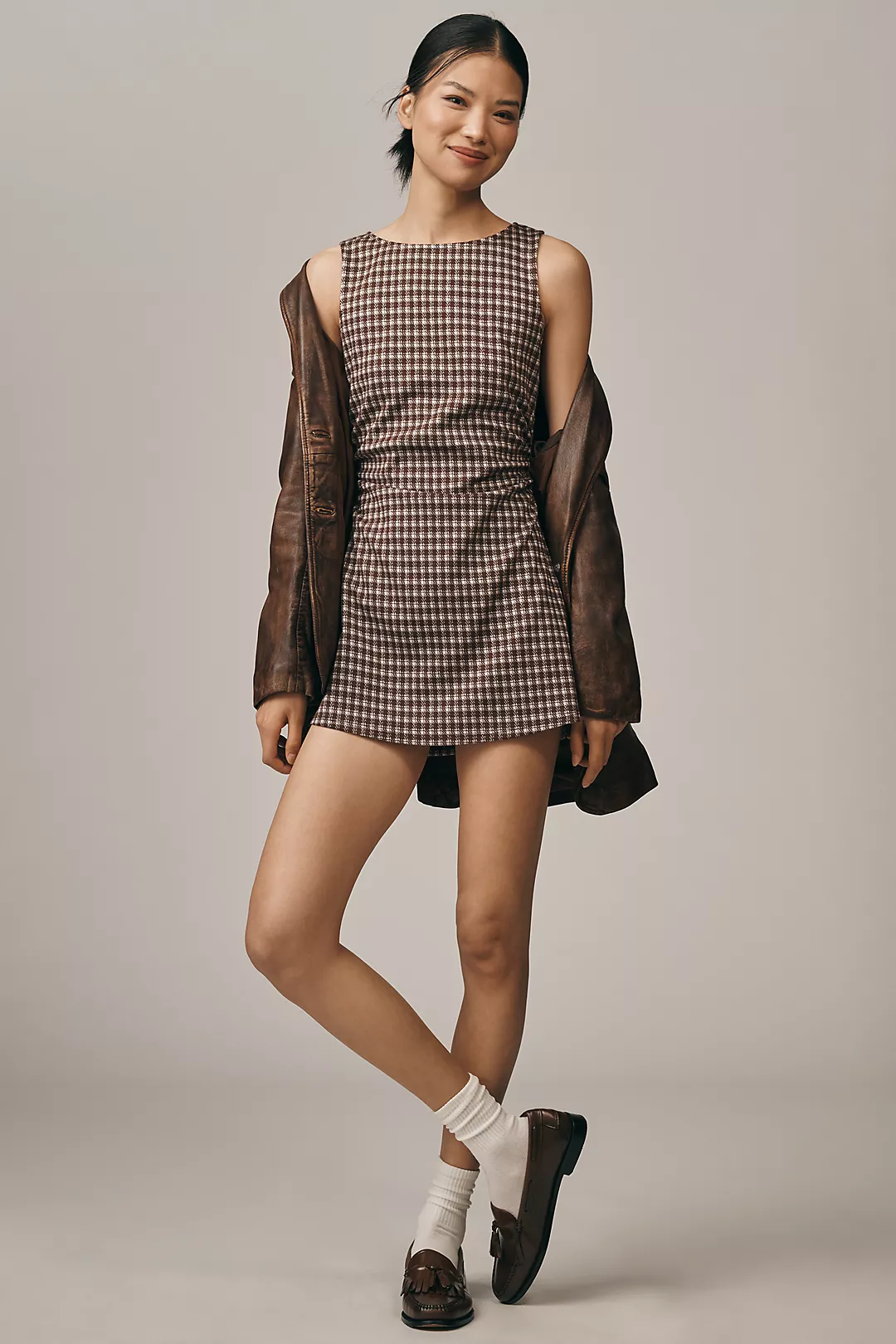 Lisa Says Gah Cindy Gingham Mini Dress