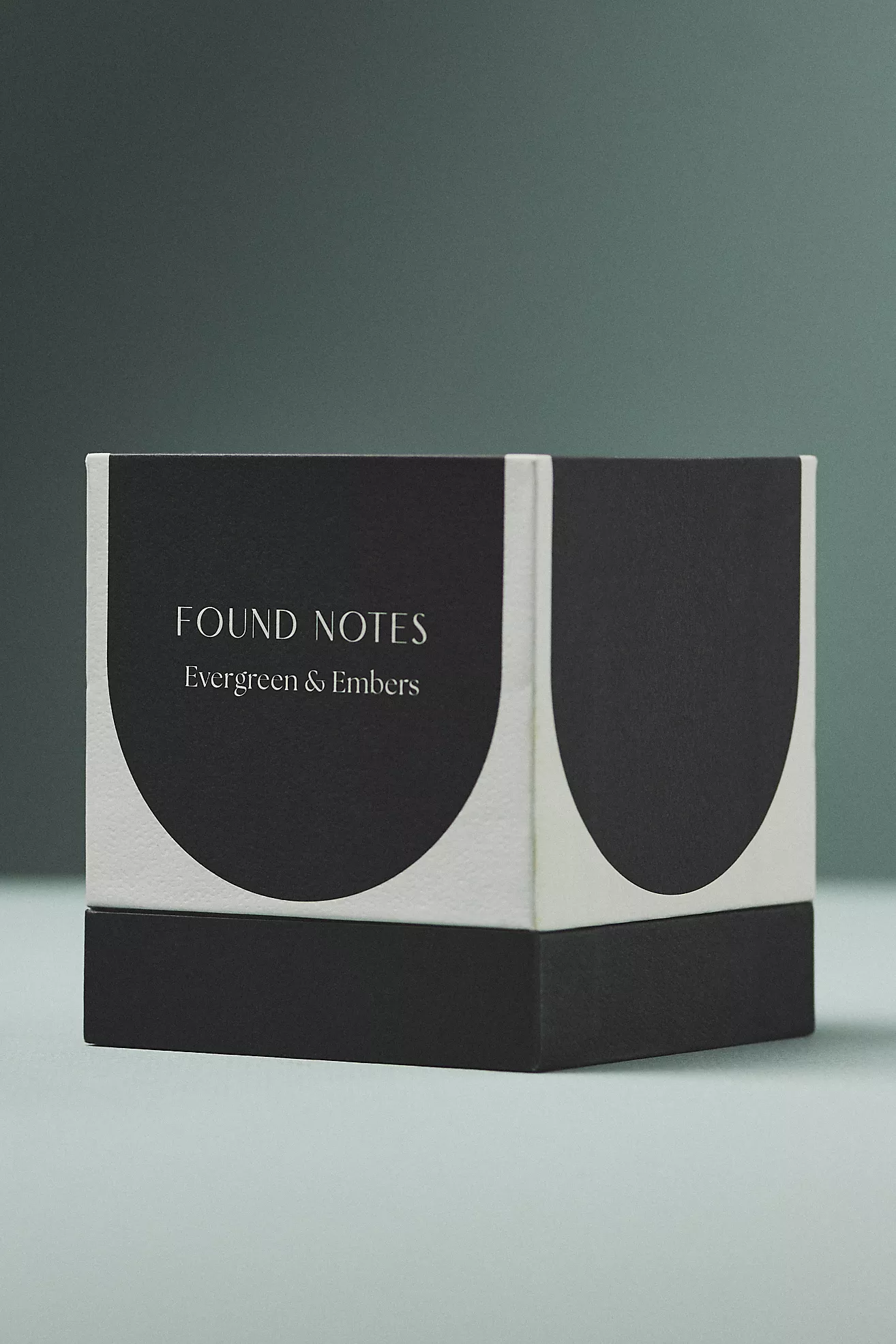 Found Notes Woody Evergreen & Embers Boxed Candle