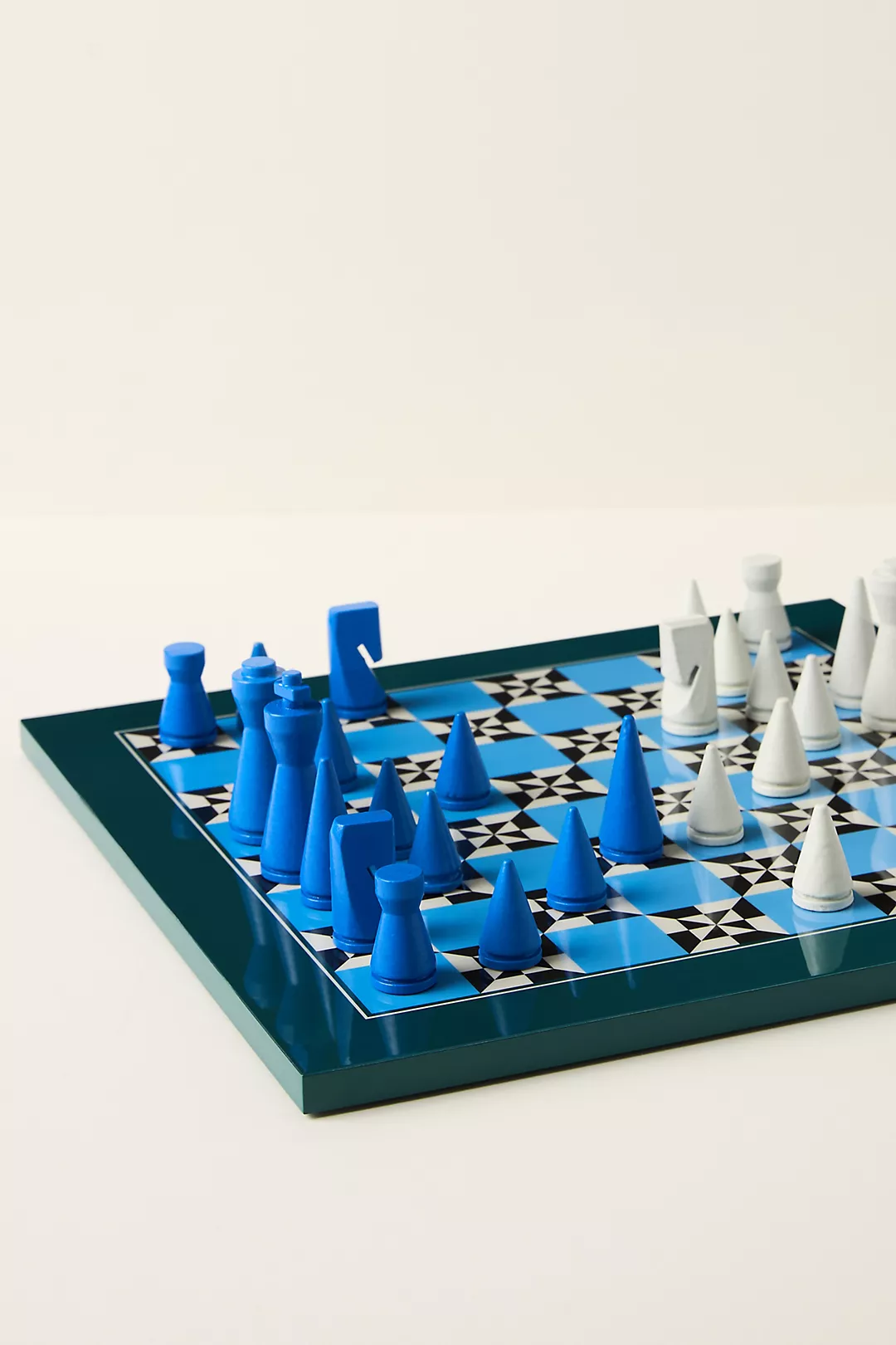 Printworks Lacquered Wood Chess Board Game