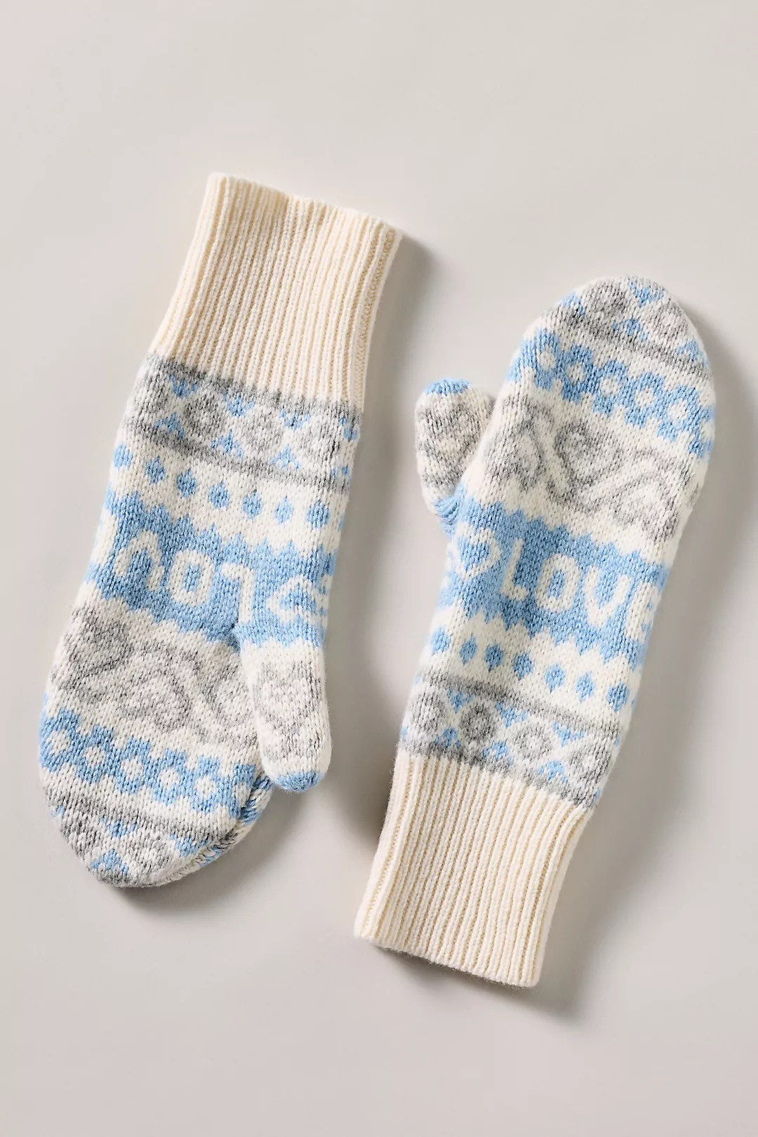 LoveShackFancy Fancy Fairisle Mittens