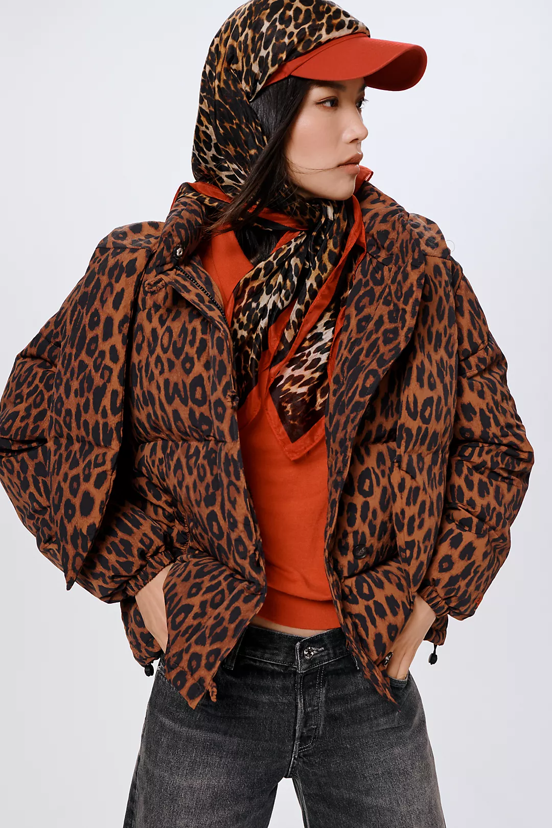 Damson Madder Hooded Pearl Hooded Puffer Coat