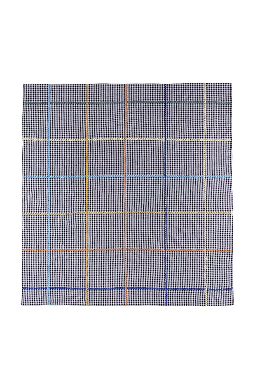 Casa Edel Cuadritos Hand-Loomed Small Tablecloth