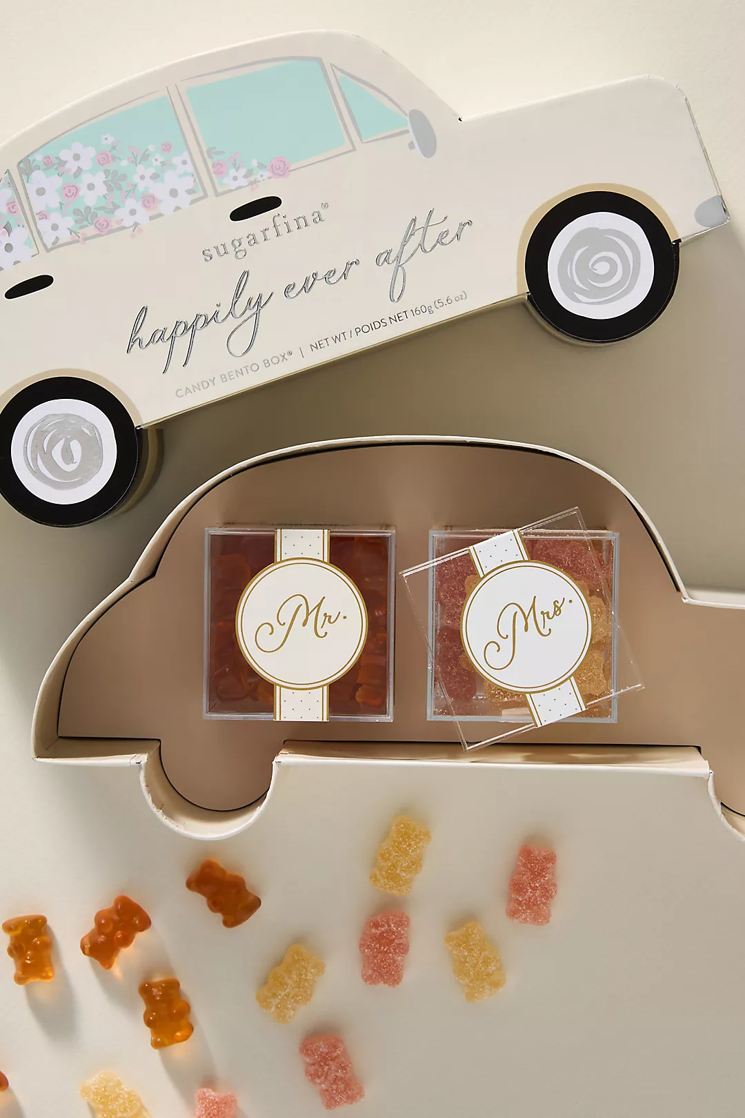 Sugarfina Mr. & Mrs. Happily Ever After 2-Piece Car Candy Bento Box