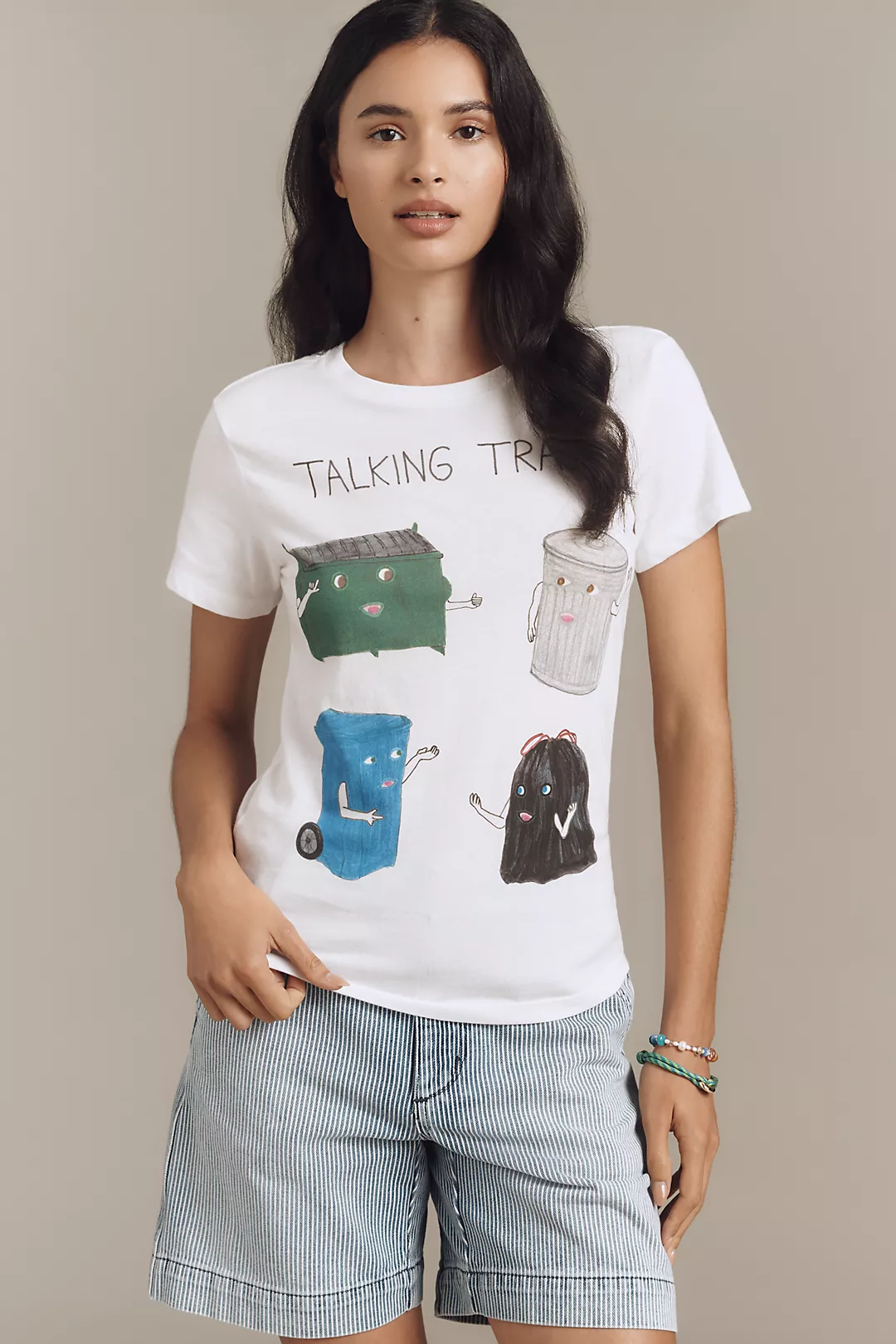 Unfortunate Portrait Talking Trash Graphic Tee
