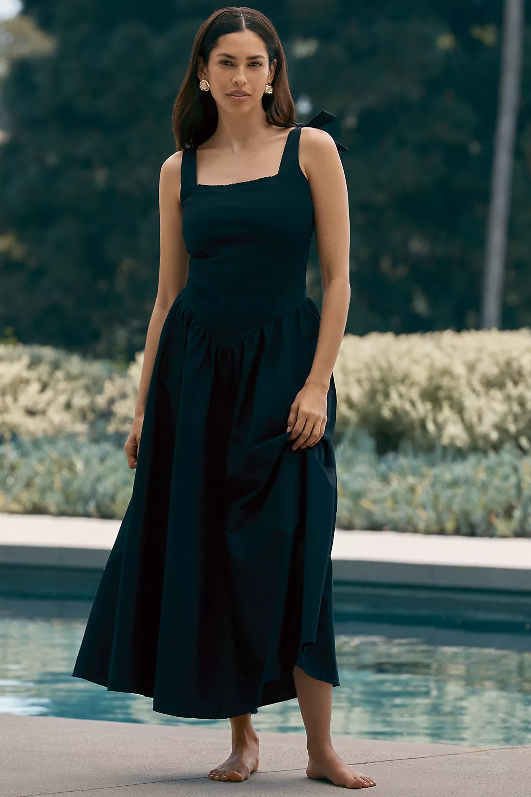 Peixoto Harlow Drop-Waist Midi Dress