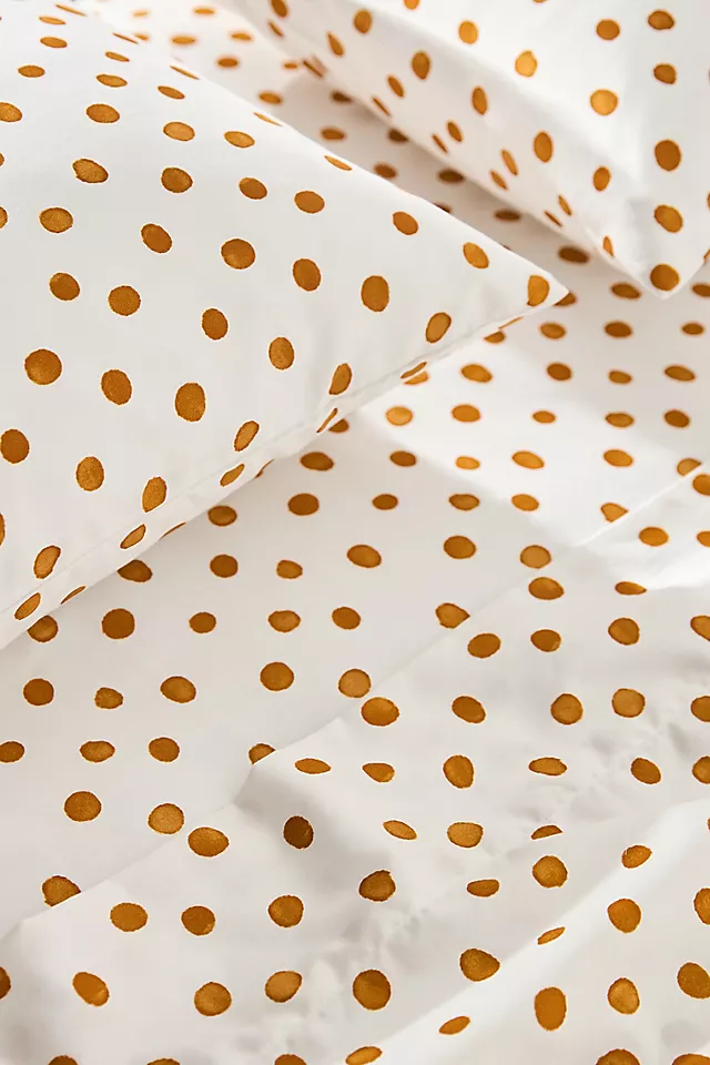 The Organic Cotton Sateen Printed Sheet Set by Maeve