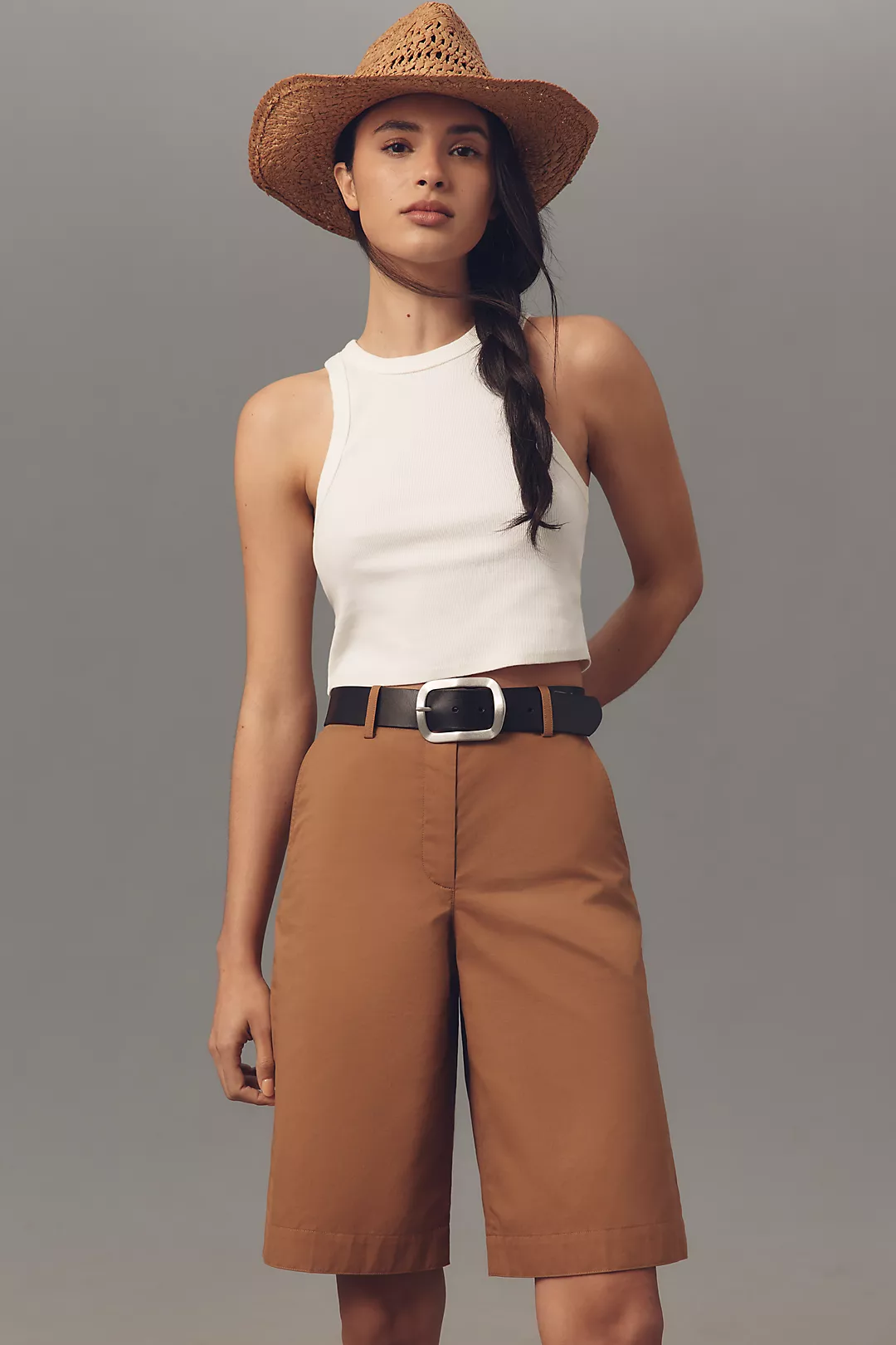 Theory Relaxed Casual Bermuda Shorts