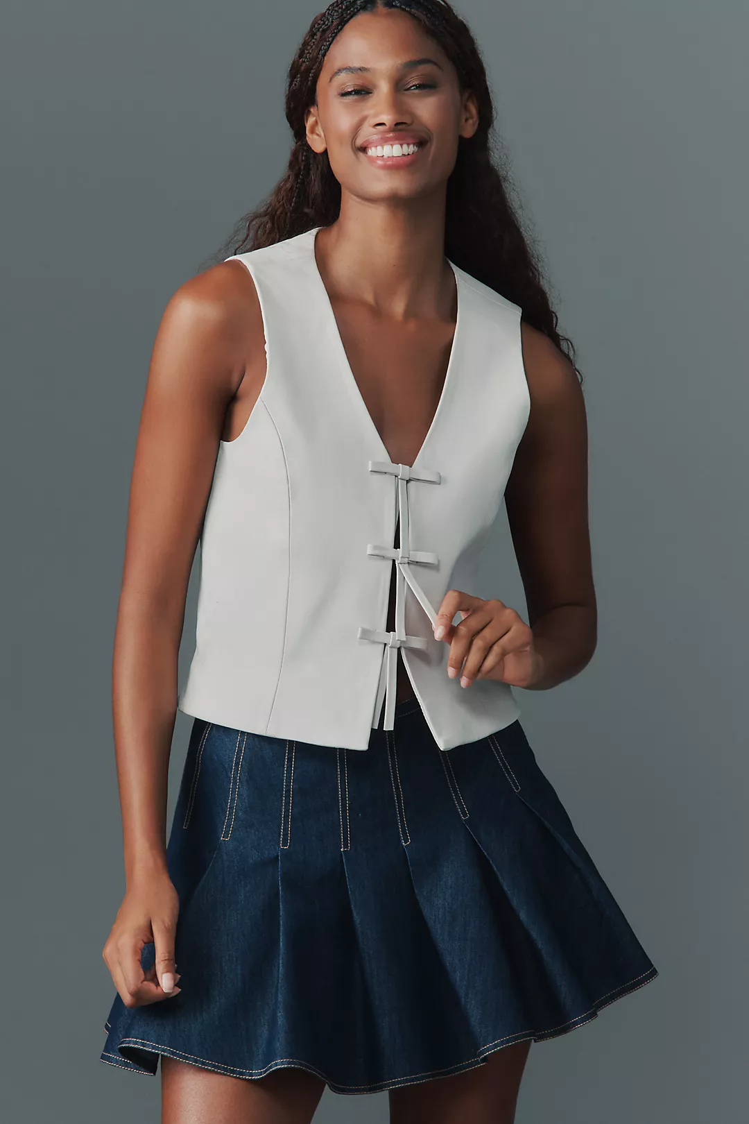 Lamarque Bastina Bow-Front Top
