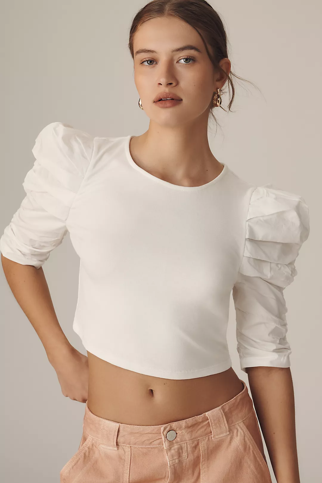 Endless Rose Puff-Sleeve Blouse