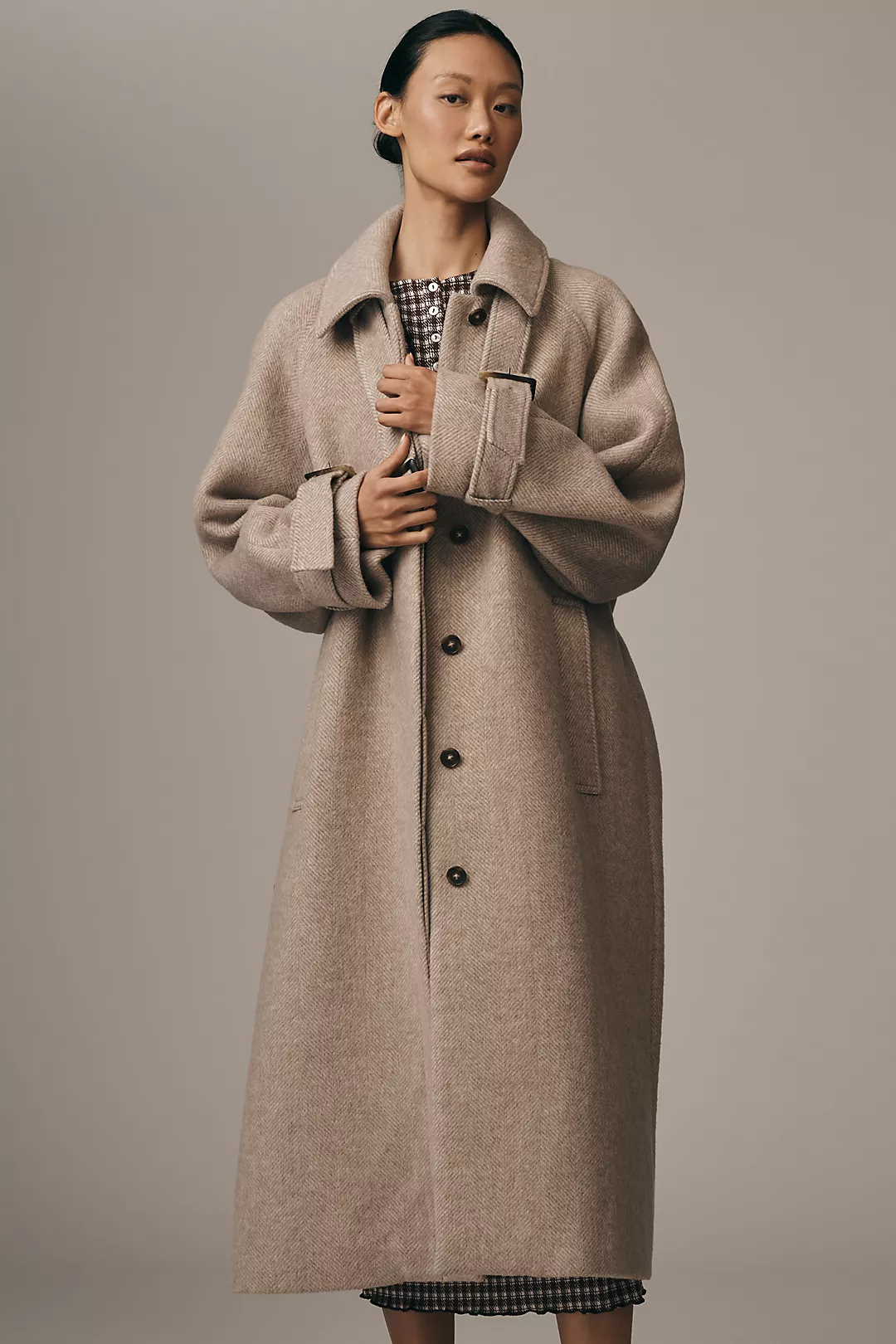 Damson Madder Jude Wool Coat