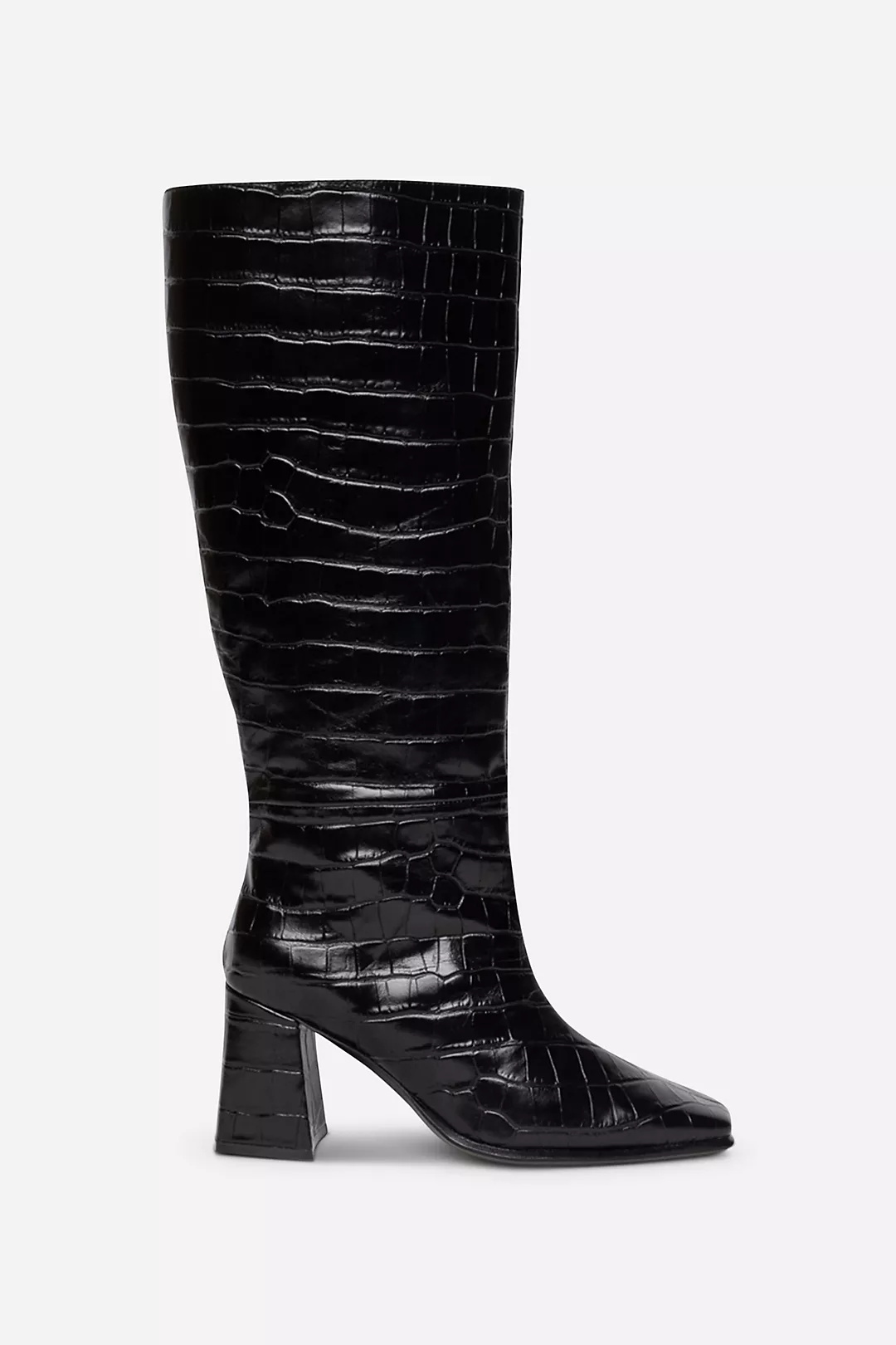 Intentionally Blank TGIF Embossed Croc Boots