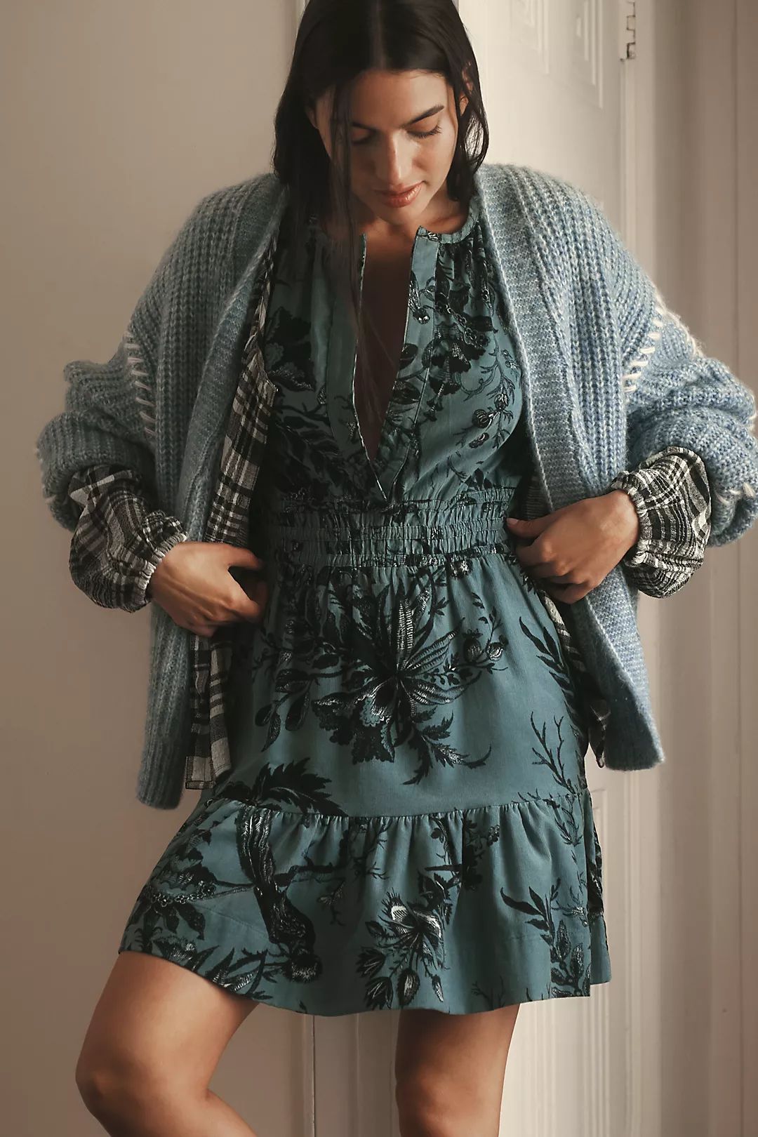 The Somerset Corduroy Mini Dress