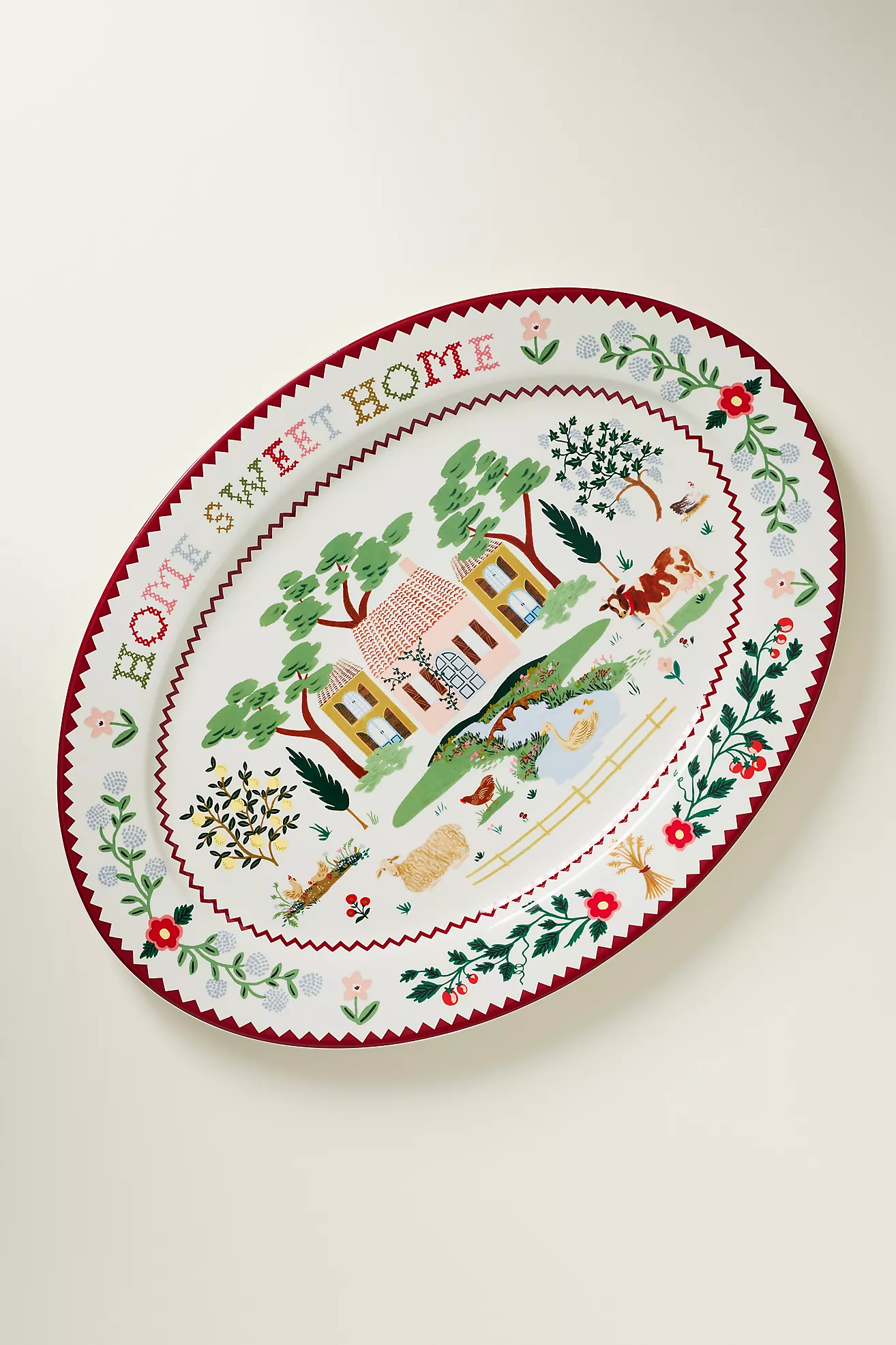Rifle Paper Co. Home Sweet Home Porcelain Platter
