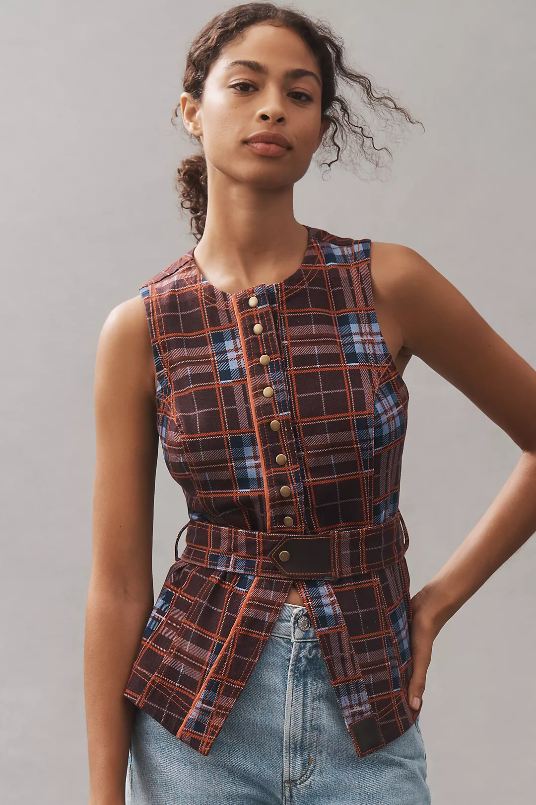 By Anthropologie Longline Vest