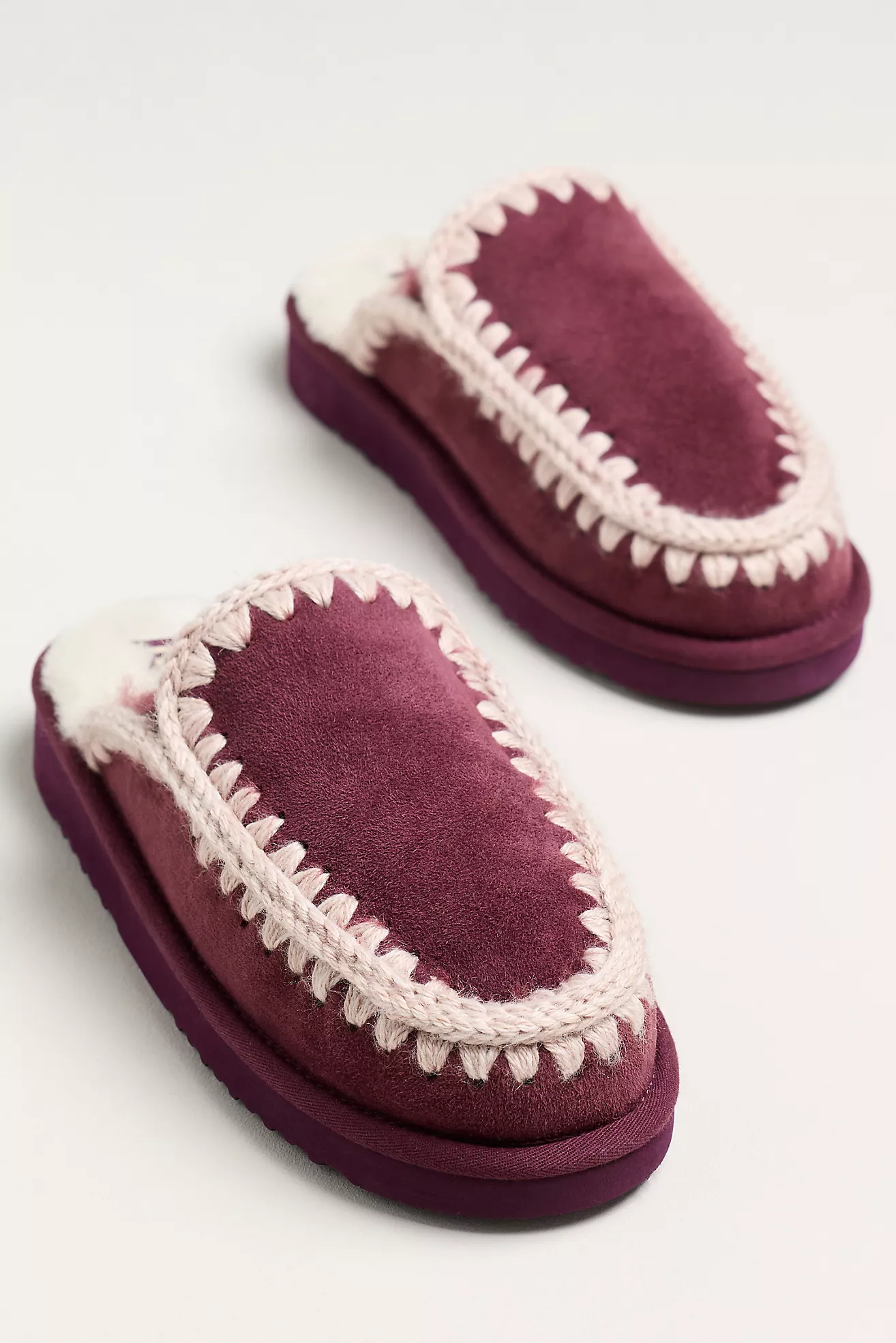 MOU Sheepskin Clogs