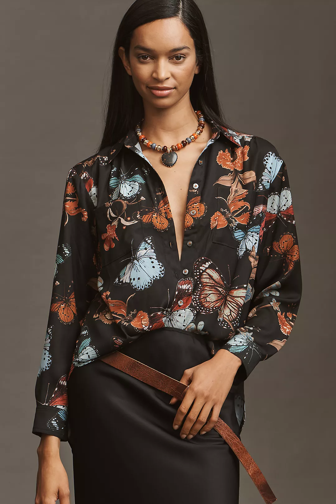 The Brielle Relaxed Buttondown Blouse