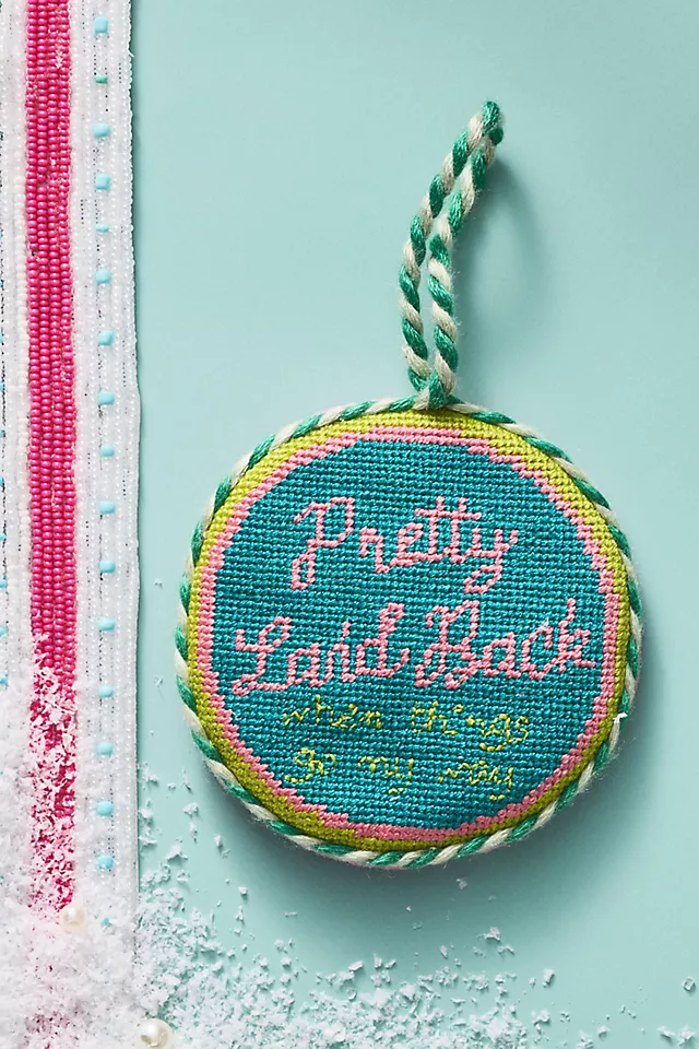 Furbish Studio Needlepoint Ornament