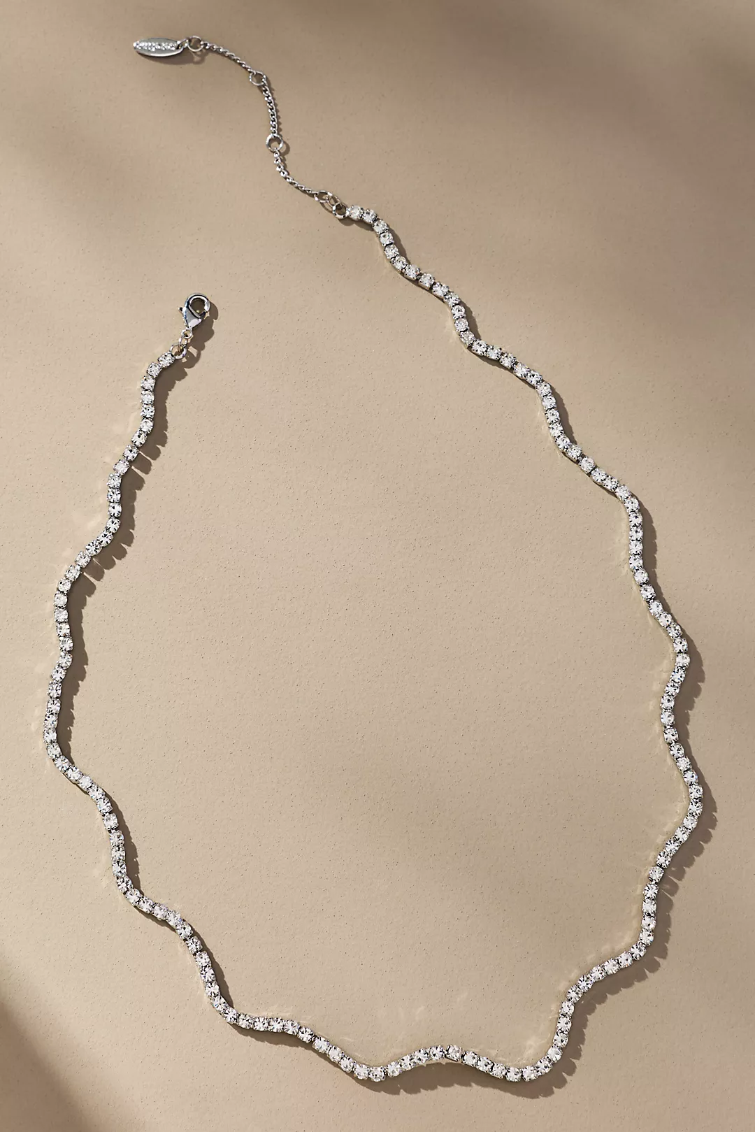 Squiggle Tennis Necklace