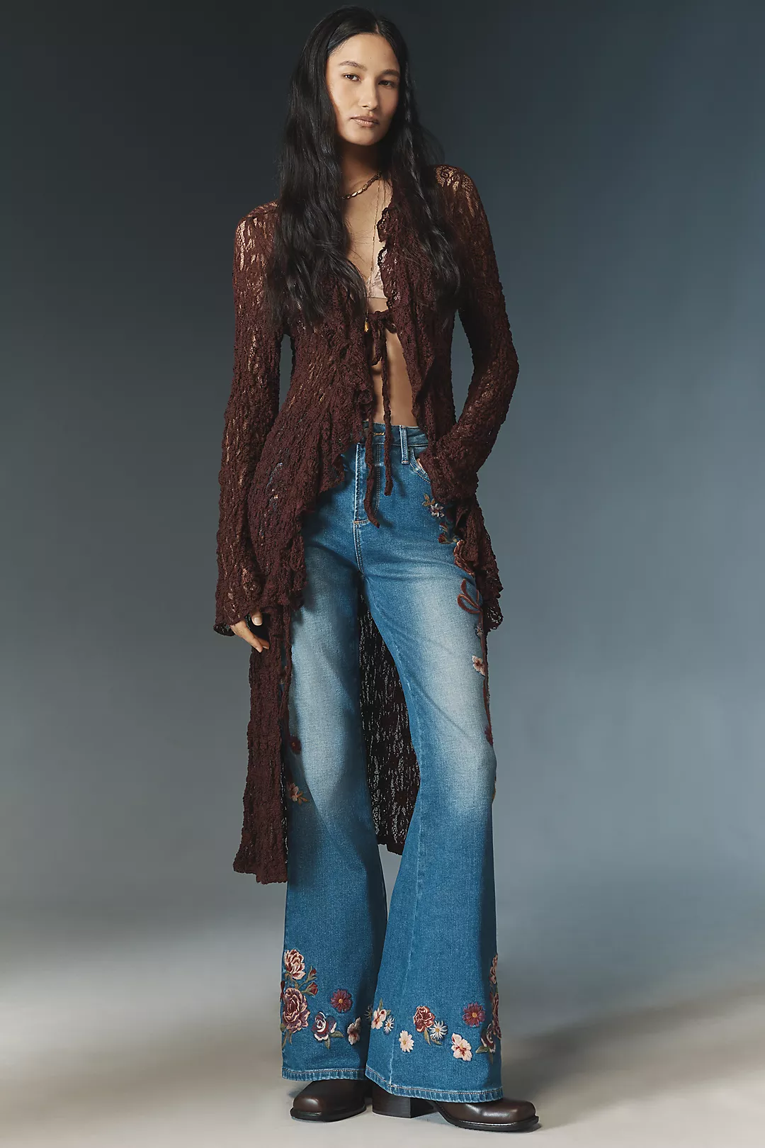 Driftwood Farrah High-Rise Flare Jeans