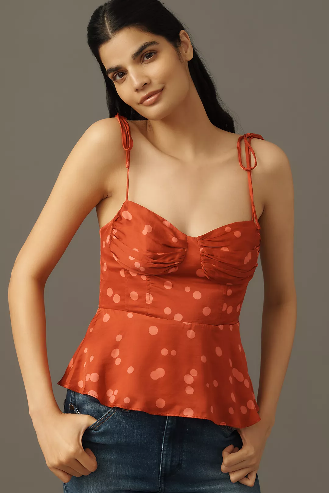 ASTR The Label Selina Peplum Tank Top