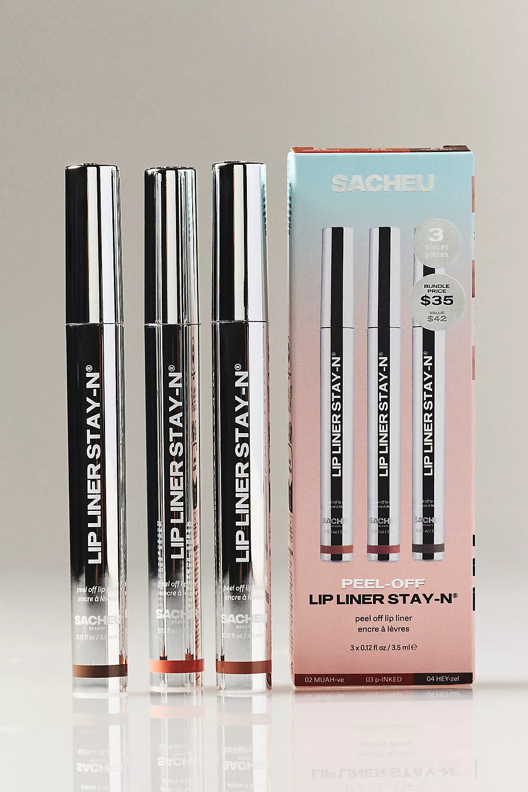 SACHEU Beauty Lip Liner STAY-N Bestseller Set