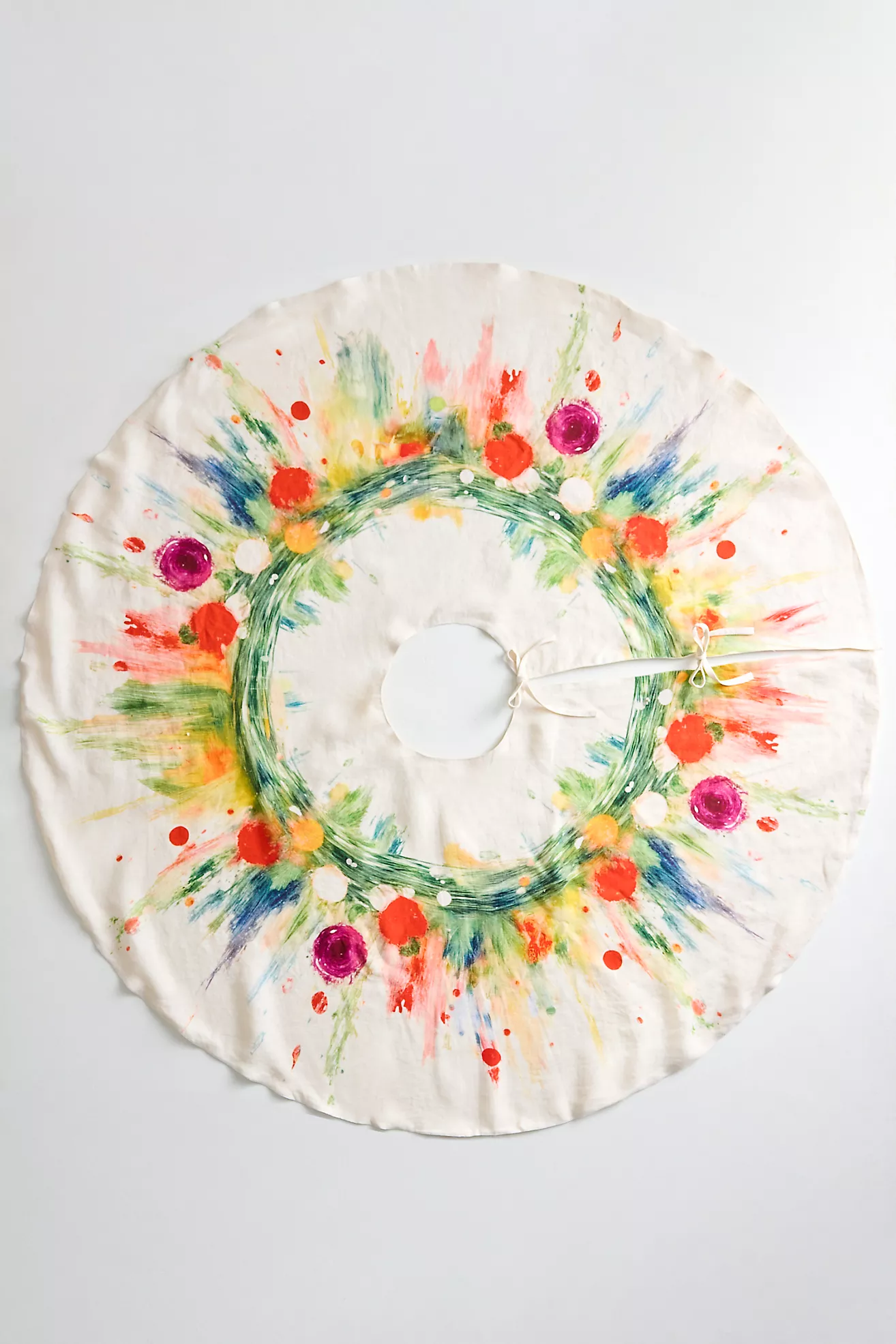 Funfetti Linen Tree Skirt