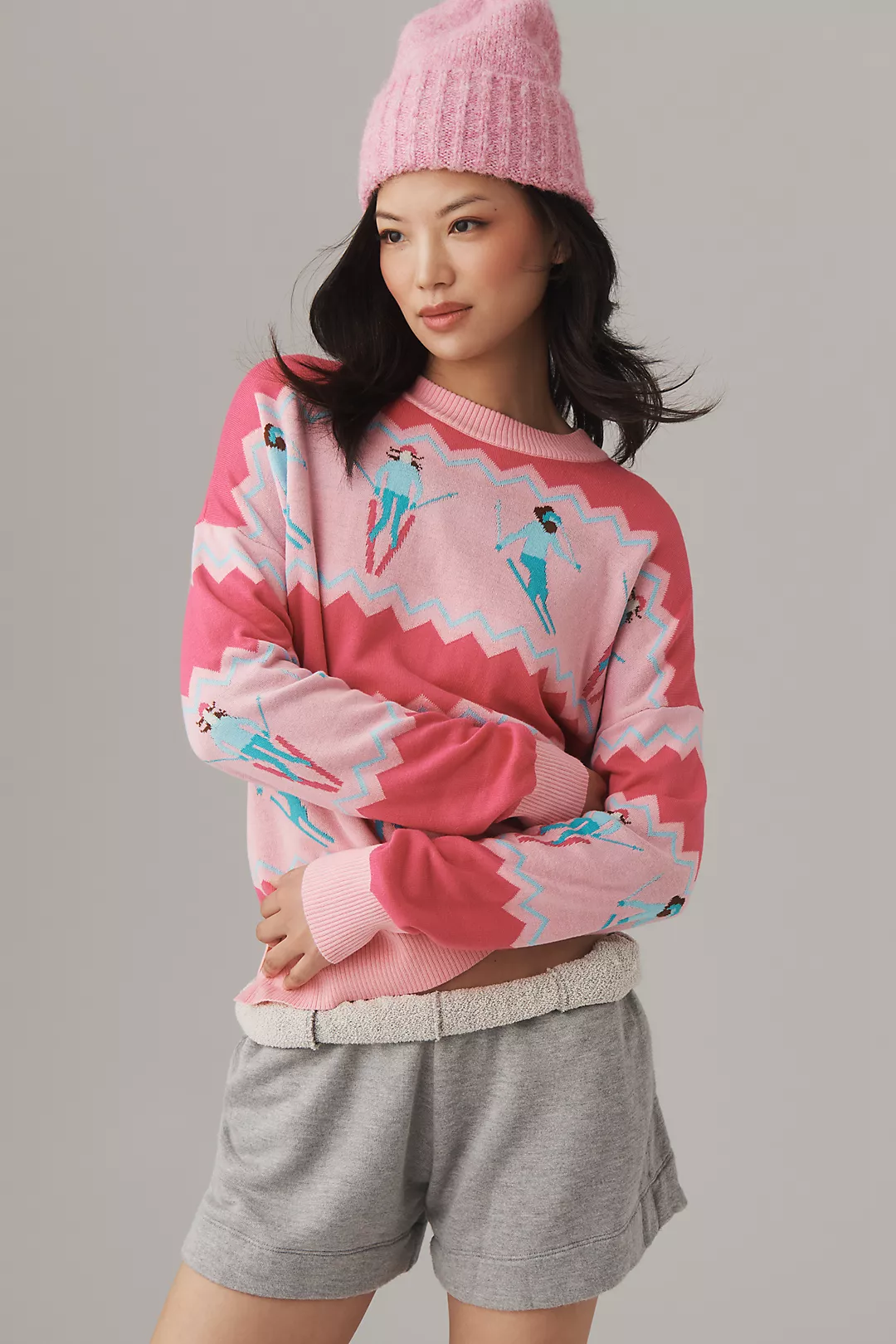 Beach Riot Callie Ski Crew-Neck Sweater