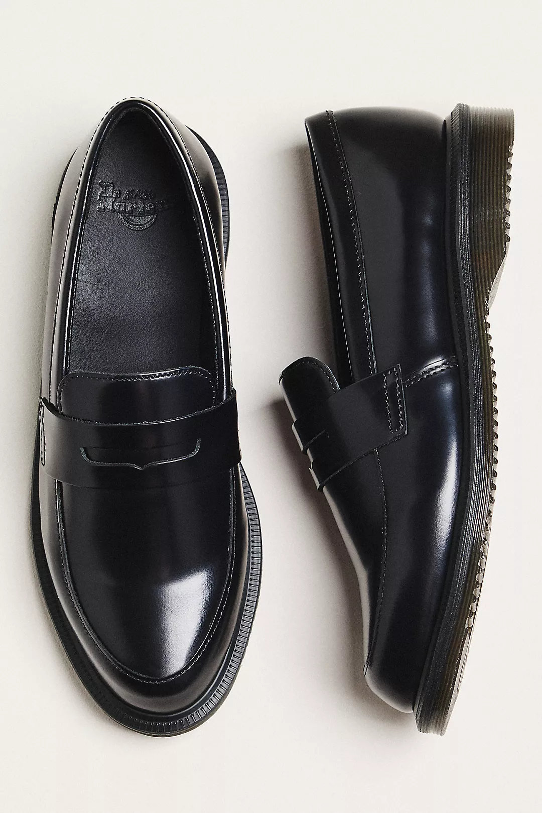 Dr. Martens Temara Polished Smooth Leather Loafers