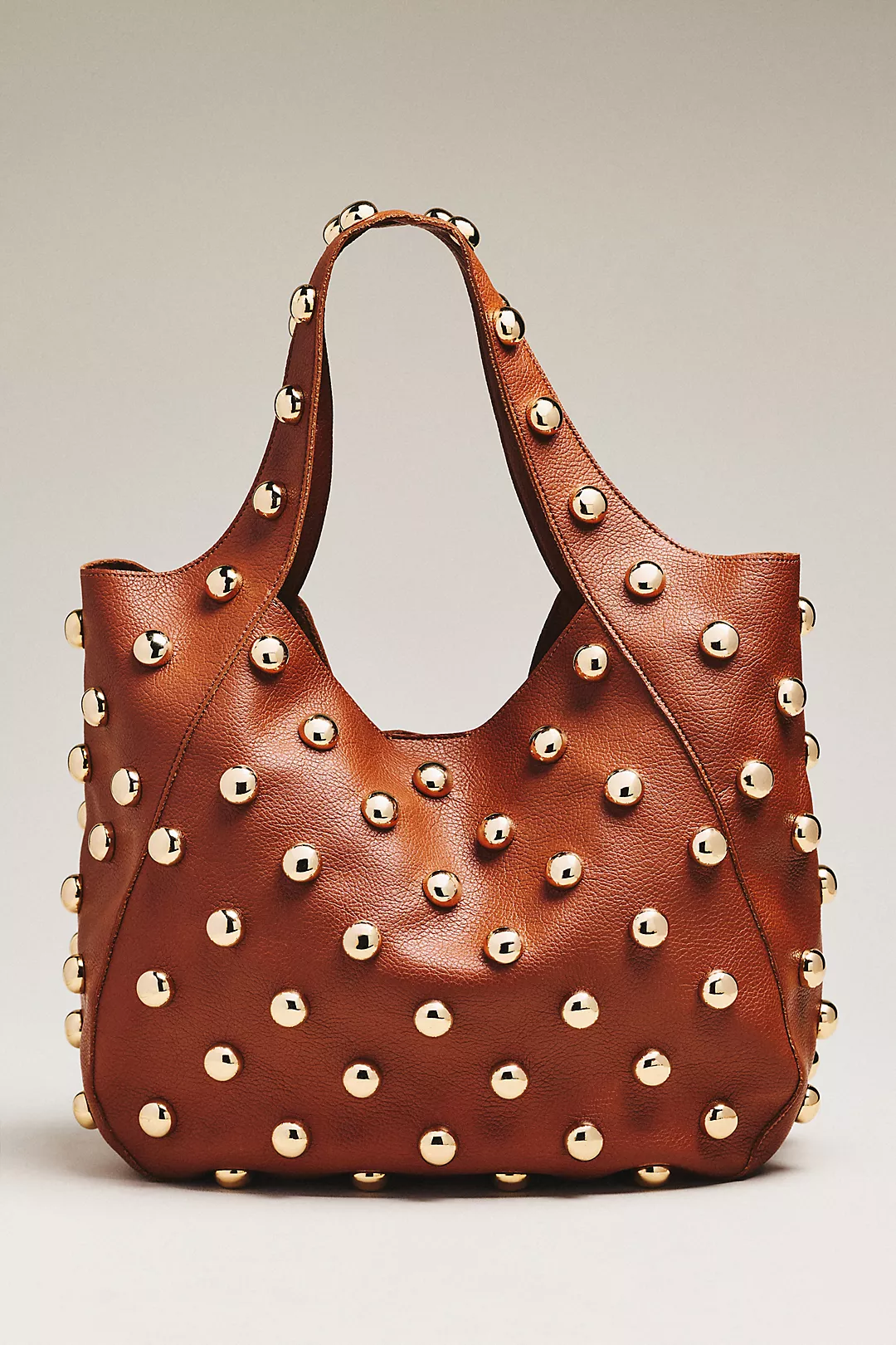 The Sonia Medium Slouchy Studded Tote Bag