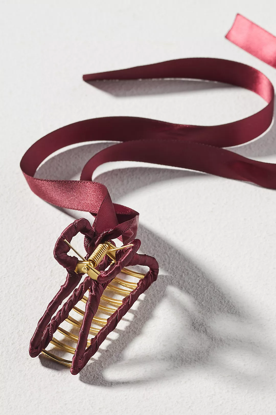 Clubhouse Bow Hair Claw Clip